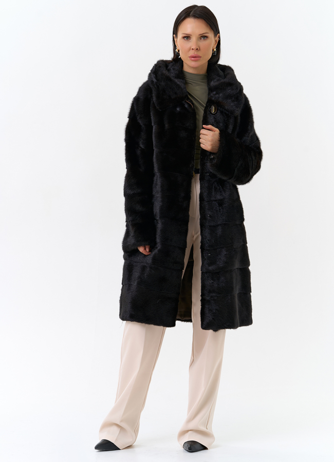 Шуба из норки модель № 29537 универмаг малина