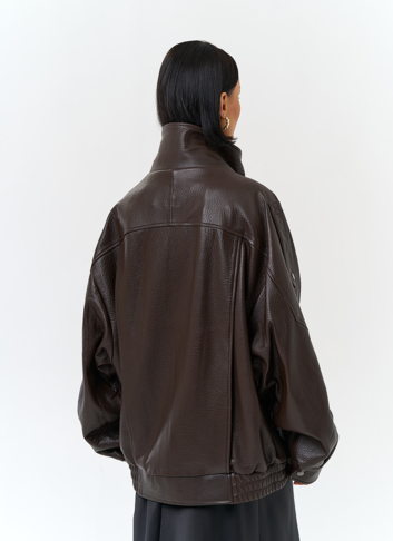 Женская куртка из натуральной кожи