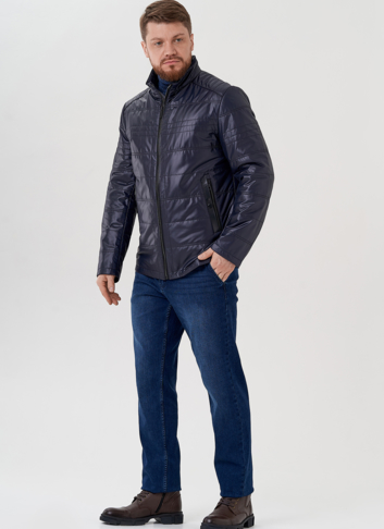 Мужская куртка синего цвета