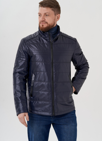 Мужская куртка синего цвета Мужская куртка синего цвета