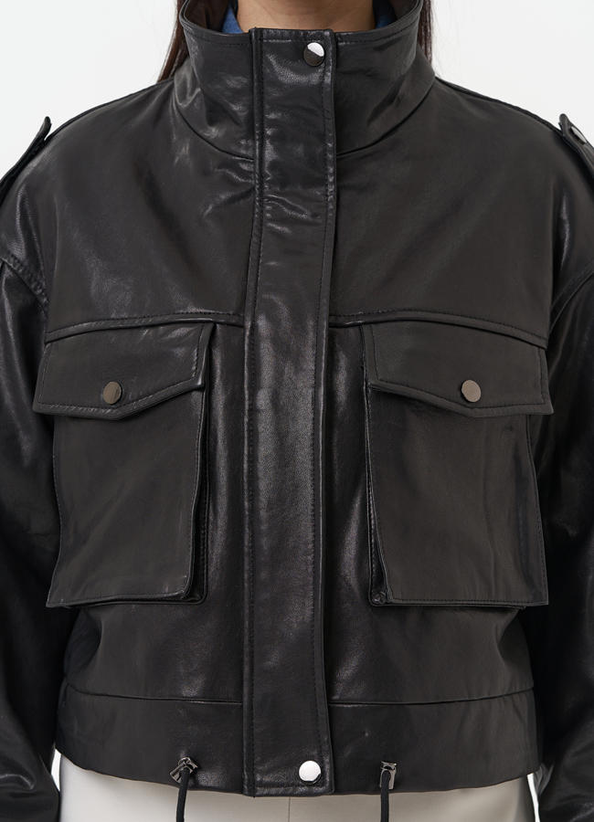 Женская куртка бомбер из натуральной кожи модель № 30096 универмаг малина