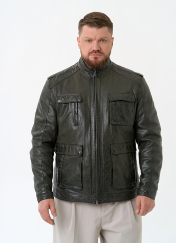 Мужская куртка из натуральной кожи