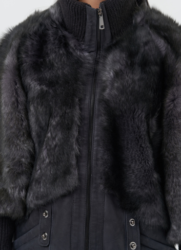 Комбинированная дубленка из тосканы