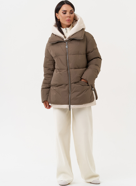 Женская зимняя куртка с капюшоном