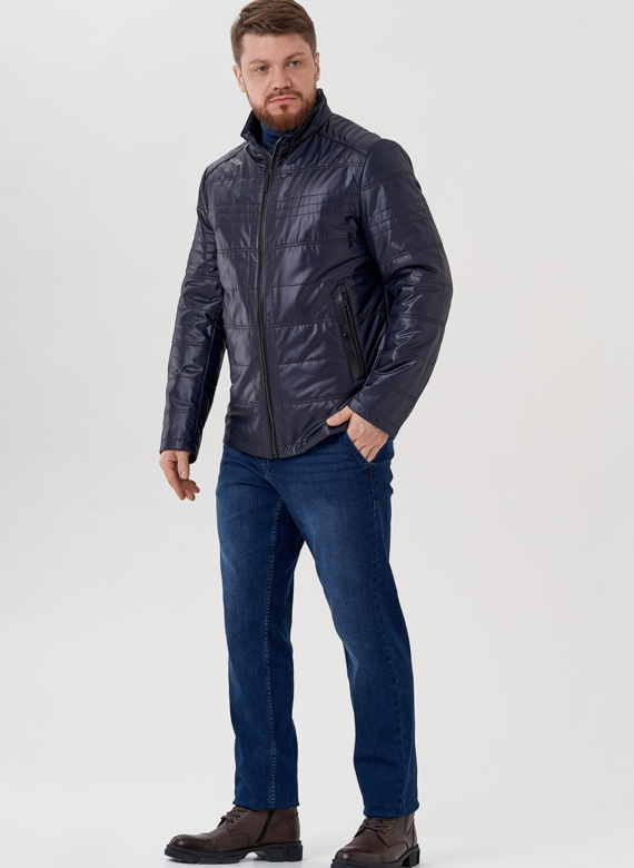 Мужская куртка синего цвета