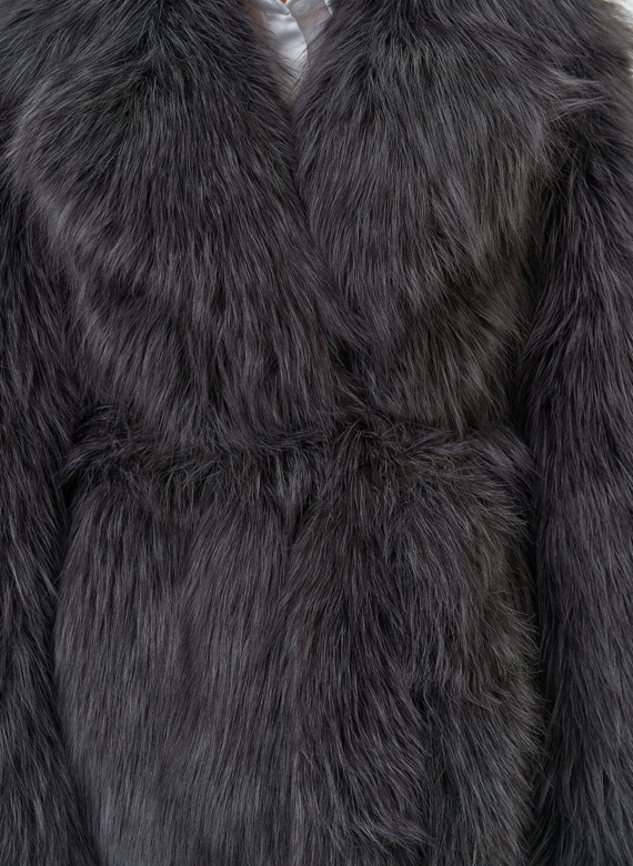 Женская шуба из эко меха