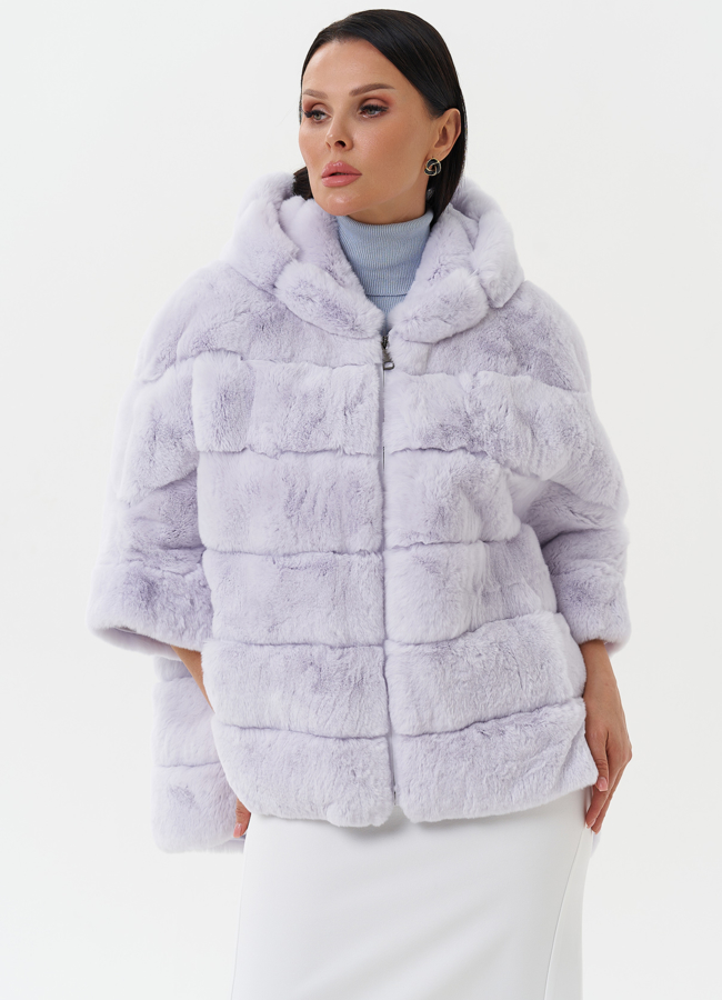 Шуба из меха кролика модель № 26147 в рассрочку