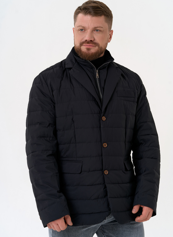 Мужской пуховик со съемной манишкой Мужской пуховик со съемной манишкой
