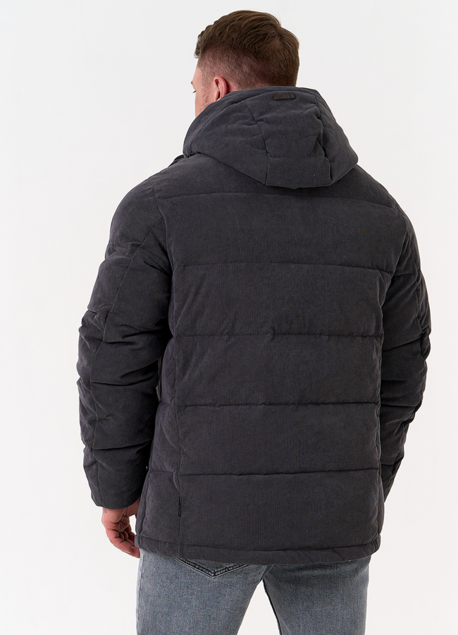 Мужской вельветовый пуховик модель № 31467 в рассрочку