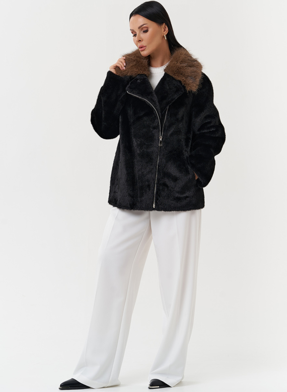 Куртка "косуха" из эко меха