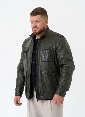 Мужская куртка из натуральной кожи