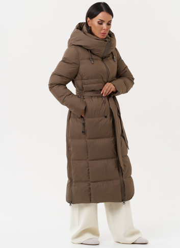 Женское зимнее пальто с капюшоном