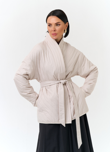 Женская куртка кимоно с поясом