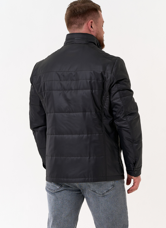 Мужская куртка с воротником стойкой Мужская куртка с воротником стойкой