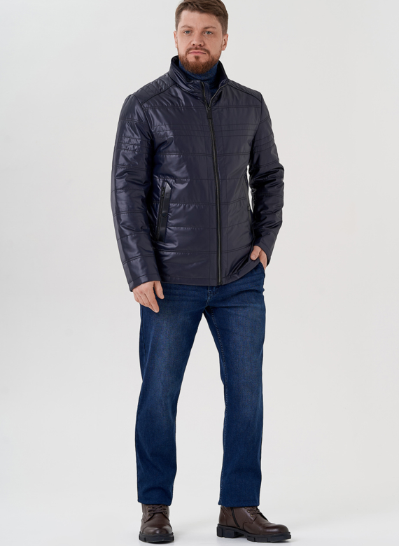 Мужская куртка синего цвета