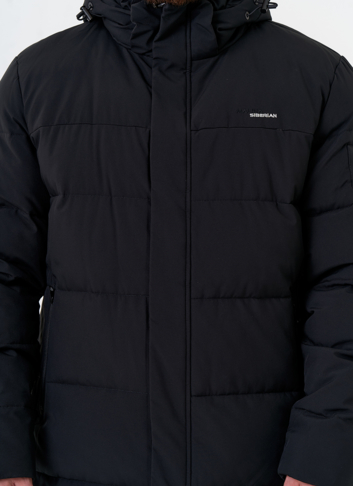 Мужской пуховик с капюшоном