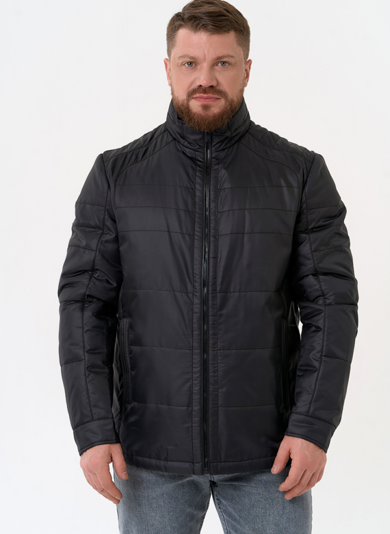 Мужская куртка с воротником стойкой Мужская куртка с воротником стойкой