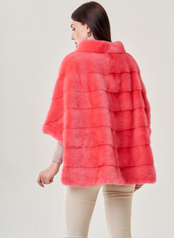 Шуба из норки оверсайз