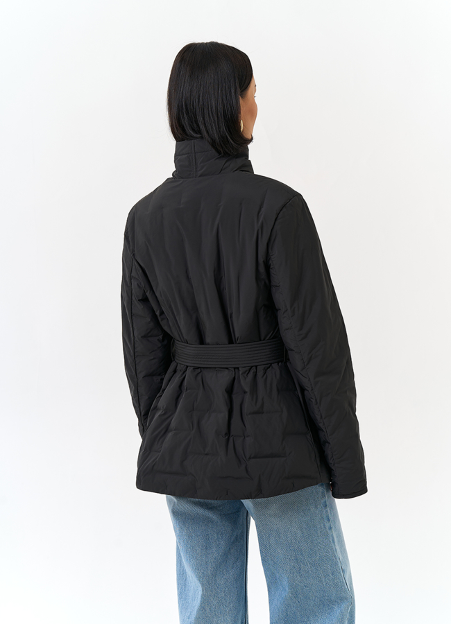 фото Женская куртка с поясом  модель № 32832