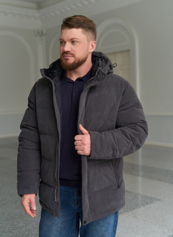 Мужской вельветовый пуховик Мужской вельветовый пуховик