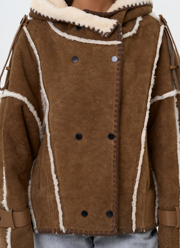 Натуральная дубленка в этническом стиле