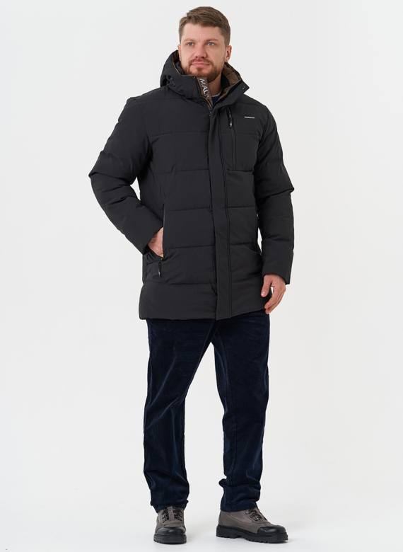 Мужской пуховик с капюшоном