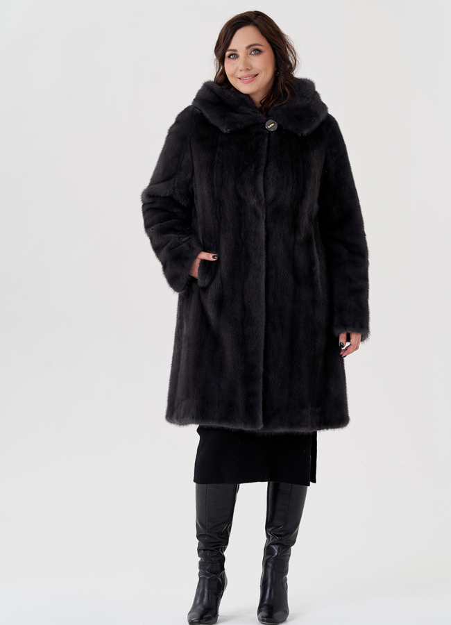 Шуба норка модель № 26125 универмаг малина